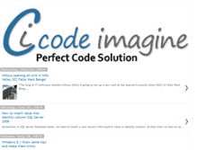 Tablet Screenshot of codeimagine.com